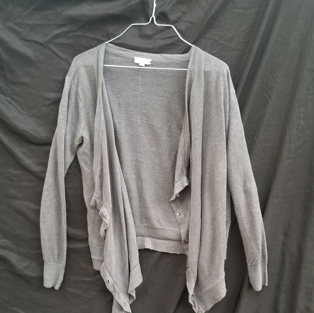 Garnet Hill 100% Organic Linen Sweater Size Small